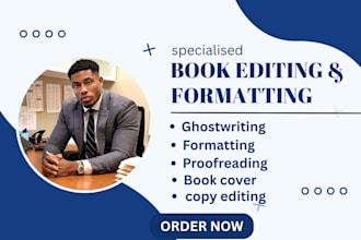 professionally edit, translate, proofread, and enhance your book or ebook
