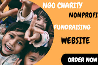 create charity website donation nonprofit ngo fundraising non profit website wix