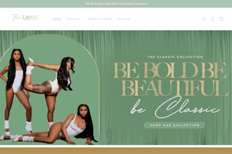 hair extension website hair extension shopify store hair extension website