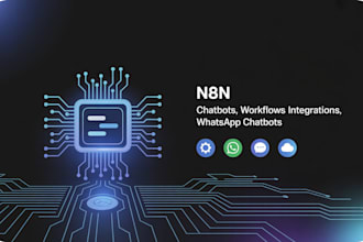 automate your tasks with n8n chatbots, workflows integrations, whatsapp chatbots