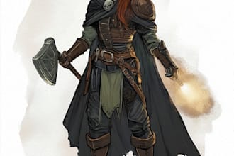 dnd character art and dnd character art