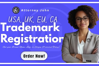 trademark registration USA, UK, eu, canada and search for amazon brand registry