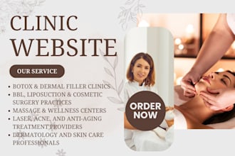botox medical spa plastic surgery bbl cosmetics skin care massage clinic website