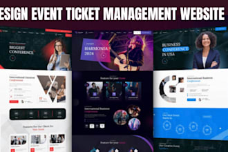 build ticket website event ticket website event management event listing website