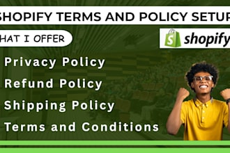 daft  shopify policy terms and condition shipping policy for your shopify store