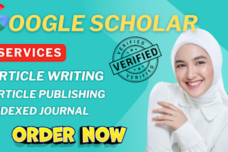write and publish your research article in index journals on google scholar