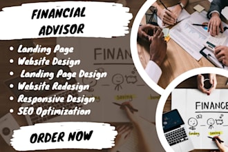 financial advisor website, tax advisor, business consultant, insurance website