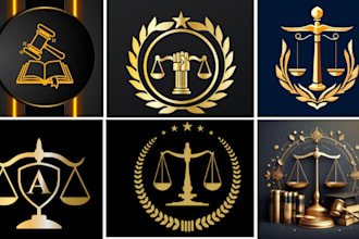create a professional and minimal logo for lawyers attorney law legal consultant