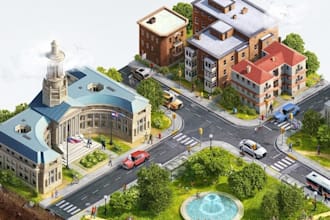 design 2d game environments for platformer rpg mobile games  level concept art