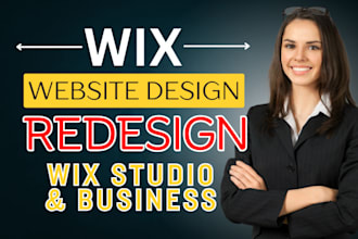 build wix website design redesign wix booking studio wix business website