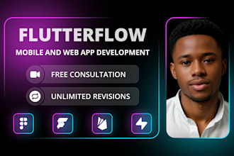 create flutterflow mobile app, flutter flow app and be your app developer