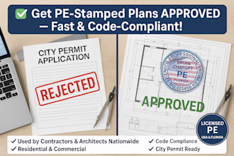 rewiew stamp, architectural plan, florida stamp, USA, structural plan, pe stamp