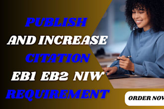 write and publish scholarly article for eb1, eb2 niw