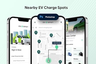 ev charging station finder availability app, smart ev charging management app
