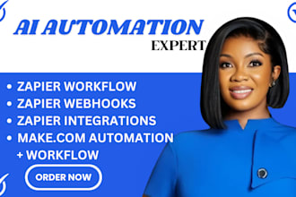 quickly create custom make, integromat, zapier, and ai automations