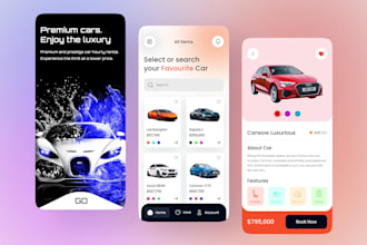 build custom car booking app, car rental app, cab booking app, carpooling app