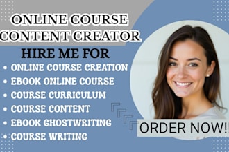 create online course content lesson plan course curriculum for thinkific website