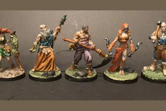 print and paint your miniature, tabletop minis fugurine stl model, action figure
