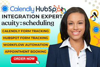 hubspot CRM setup calendly automation acuity scheduling calendly booking hubspot