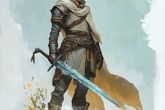 do a dnd character art and dnd character art
