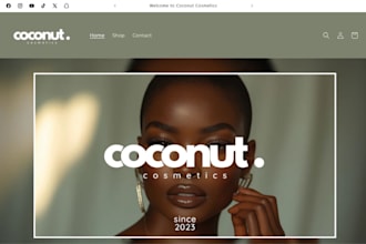 design skincare website skincare shopify store beauty website skincare shopify