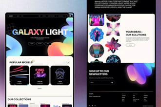 design profitable neon sign shopify store neon iight neon sign website