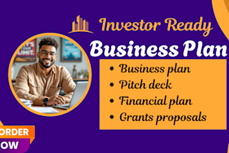 do strategic market research, business plans and proposals, project management