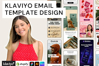 design high converting klaviyo email templates for ecommerce and saas