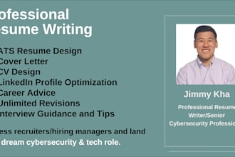 create a standout cybersecurity resume to help you land your next job