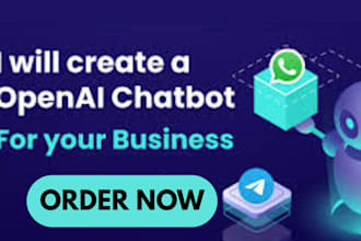 design custom telegram and whatsapp ai chabots and auto reply telegram bots