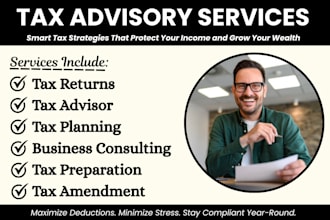 be your business consultant and CPA financial advisor for tax planning