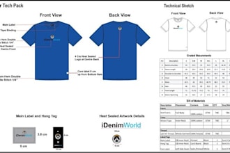 design clothing tech pack fashion design fashion apparel flat sketch clothing