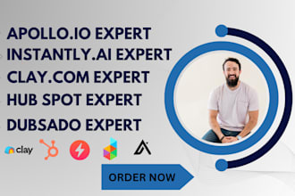 setup clay com workflow apollo io sequence hubspot automation enrichment clay