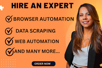 build custom browser automation bots for scraping and data tasks
