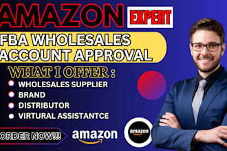 be your expert amazon fba wholesale and distributor VA for supplier sourcing