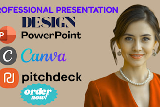 design powerpoint presentation proposal design canva investor pitch deck
