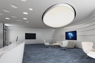 do interior design for home, office, hotel restaurant medical clinic reception