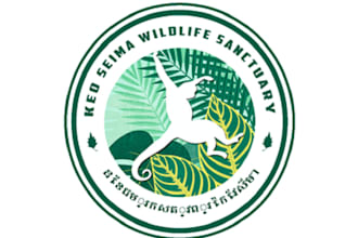 design greatest cambodian wildlife protected logo