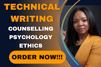 write on psychology, counseling theories, and ethics