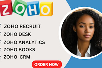 setup zoho recruit, zoho salesiq, zoho desk, zoho crm campaign
