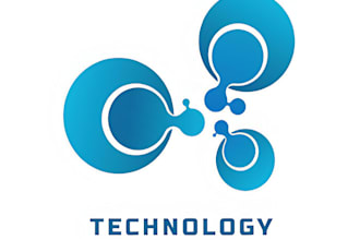 design a modern tech startup saas software technology logo