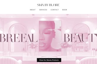 wix lashes website, hair extension, beauty website, shopify hair extension store
