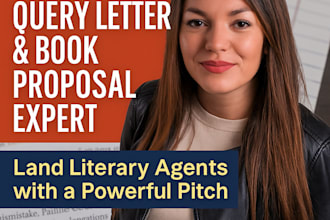edit your query letter book proposal synopsis or agent pitch