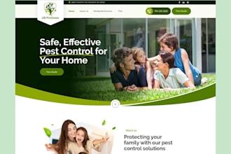 build pest control website fumigation website cleaning website pest website