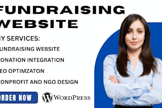 design charity, donation, nonprofit, ngo, fundraising wordpress website