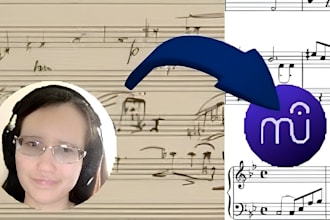 transcribe your handwritten music into musescore