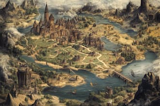 create your fantasy city map