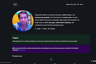 sell customizable personal website templates for developers