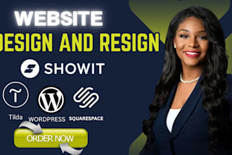 design a stunning fully custom showit website that reflects your brand