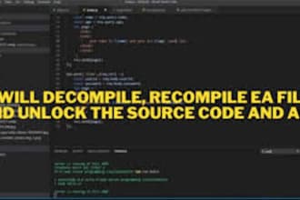 decompile ea, recompile, decompile, forex ea, crack ea, and indict source cod